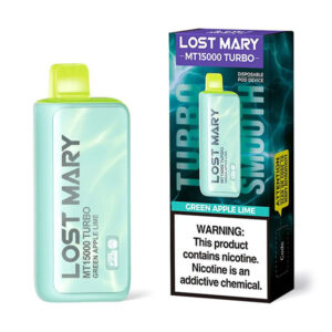 lost mary mt15000 turbo green apple lime