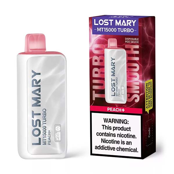 lost mary mt15000 turbo peach+ lost mary mt15000 turbo peach+