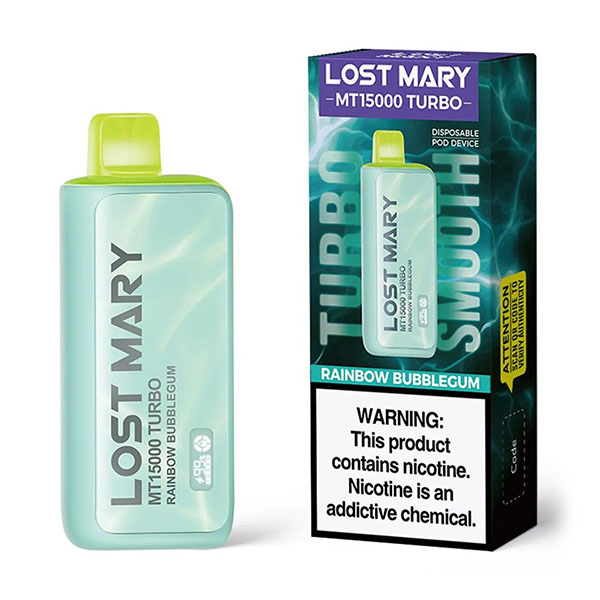 lost mary mt15000 turbo rainbow bubblegum lost mary mt15000 turbo rainbow bubblegum