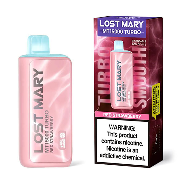 lost mary mt15000 turbo red strawberry lost mary mt15000 turbo red strawberry