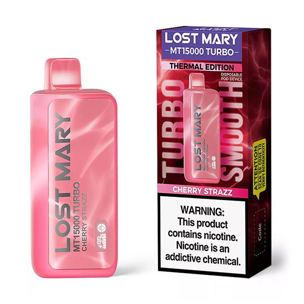 lost mary mt15000 turbo thermal edition cherry strazz lost mary mt15000 turbo thermal edition cherry strazz