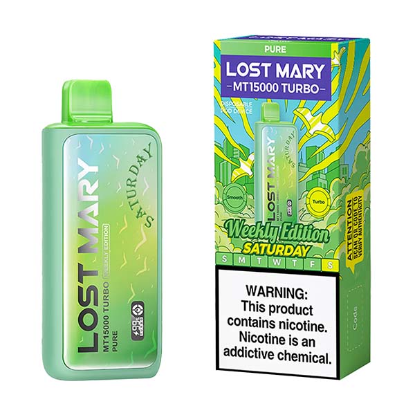lost mary mt15000 turbo weekly edition pure lost mary mt15000 turbo weekly edition pure