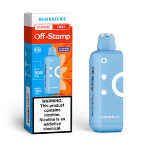 off stamp classic cube pod 25k puff blue razz ice