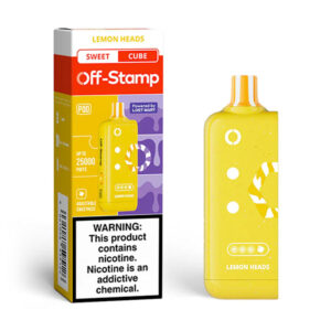 off stamp sweet cube pod 25k puff lemon heads