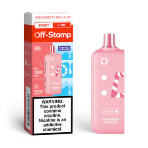 off stamp sweet cube pod 25k puff strawberry rolls up