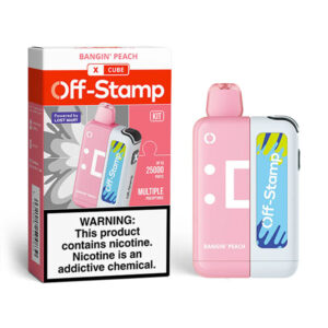 off stamp x cube kit 25k puff bangin peach