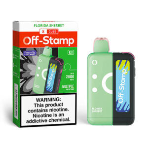 off stamp x cube kit 25k puff florida sherbert