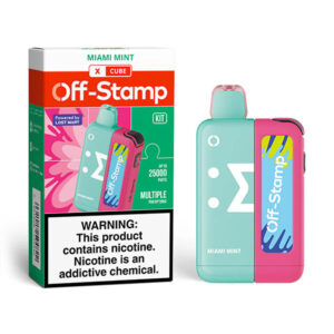 off stamp x cube kit 25k puff miami mint