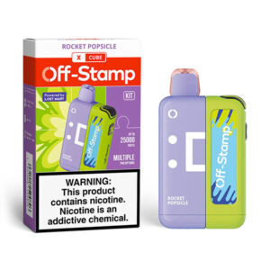 off stamp x cube kit 25k puff rocket popsicle
