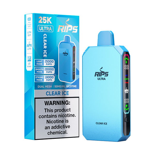 rips ultra 25k puff disposable clear ice rips ultra 25k puff disposable clear ice
