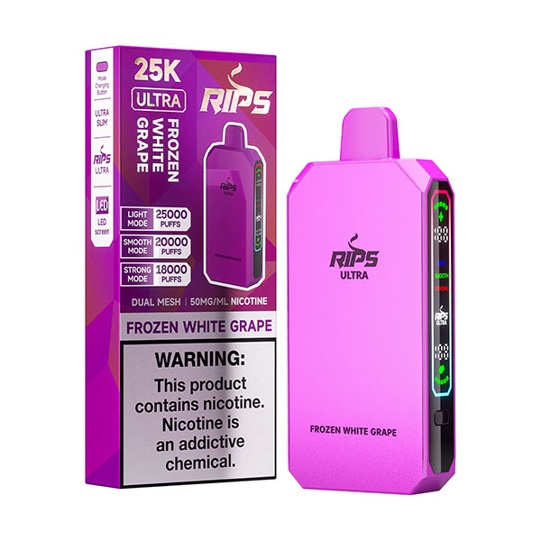 rips ultra 25k puff disposable frozen white grape rips ultra 25k puff disposable frozen white grape