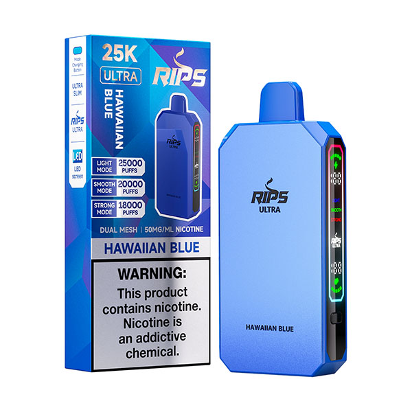 rips ultra 25k puff disposable hawaiin blue rips ultra 25k puff disposable hawaiin blue