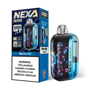 nexa ultra 50k puffs disposable blue razz ice
