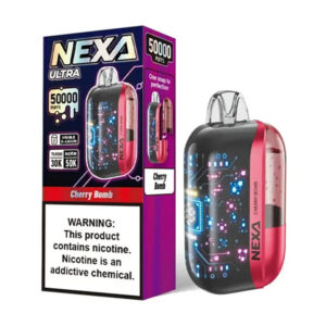 nexa ultra 50k puffs disposable cherry bomb