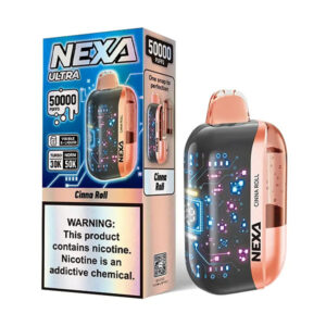 nexa ultra 50k puffs disposable cinna roll