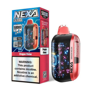 nexa ultra 50k puffs disposable dragon melon