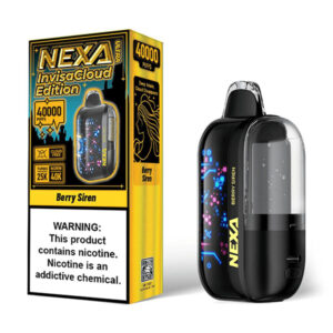 nexa ultra 50k puffs disposable invisa cloud edition berry siren