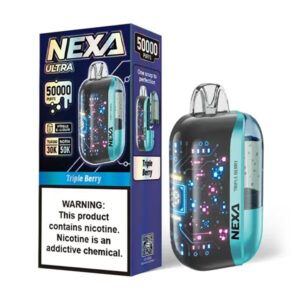 nexa ultra 50k puffs disposable triple berry