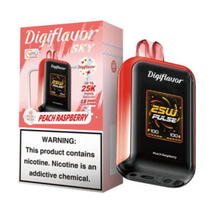 digiflavor sky 25k puffs disposable peach raspberry