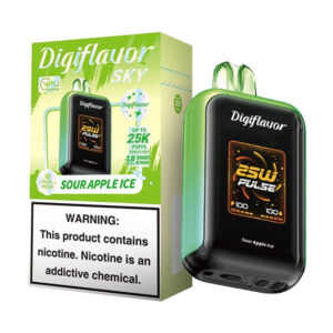 digiflavor sky 25k puffs disposable sour apple ice