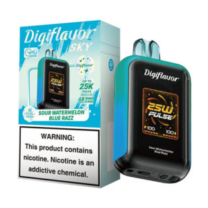 digiflavor sky 25k puffs disposable sour watermelon blue razz