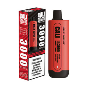 cali ul3000 disposable frozen strawberry raspberry