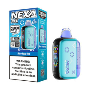 nexa pix 35k puffs disposable blue razz ice