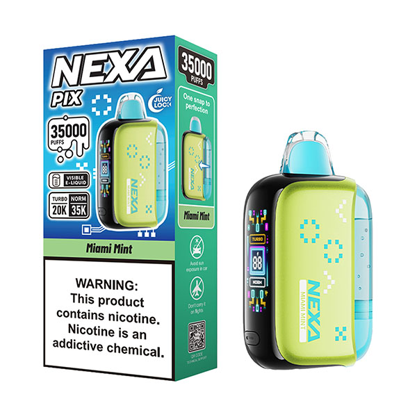 nexa pix 35k puffs disposable miami mint