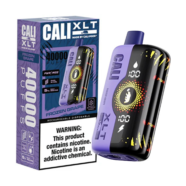 cali xlt 40k disposbale frozen grape cali xlt 40k disposbale frozen grape