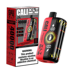 cali xlt 40k disposbale frozen strawberry raspberry