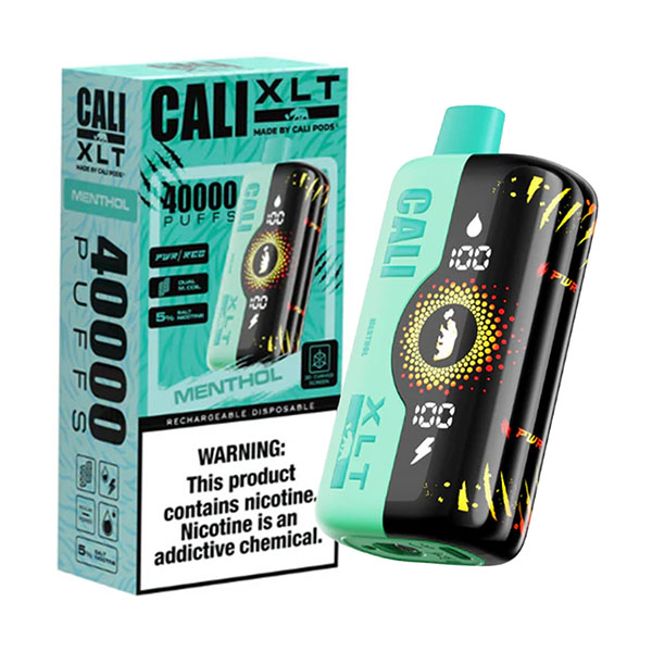 cali xlt 40k disposbale menthol