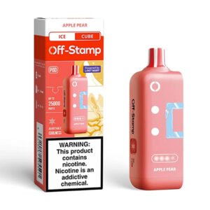 off stamp ice cube pod 25k puff apple pear