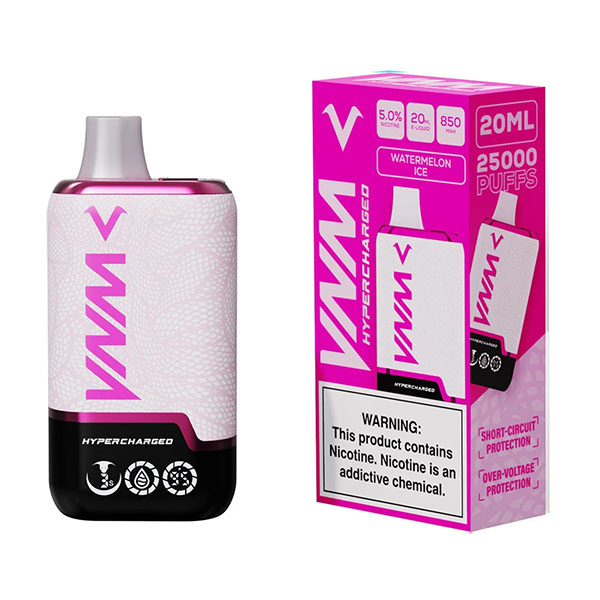 vnm hypercharged 25k puffs watermelon ice vnm hypercharged 25k puffs watermelon ice