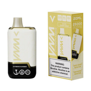 vnm hypercharged 25k puffs white gummy bear