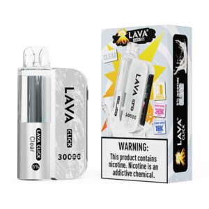 lava click kit 30k puff disposable clear