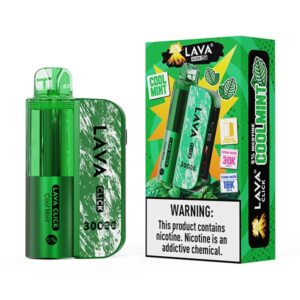 lava click kit 30k puff disposable cool mint