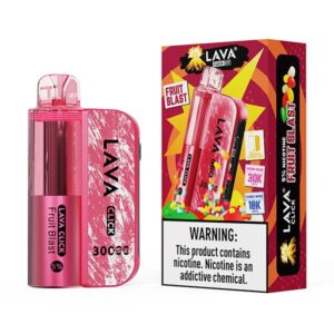 lava click kit 30k puff disposable fruit blast