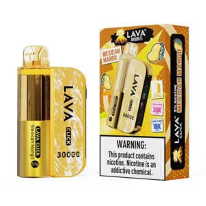 lava click kit 30k puff disposable mexican mango