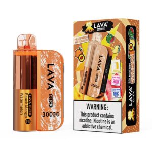 lava click kit 30k puff disposable peach mango watermelon