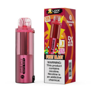 lava click pod 30k puff disposable fruit blast
