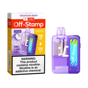 off stamp x cube crystal kit 35k puff mountain berry