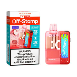 off stamp x cube crystal kit 35k puff peach berry
