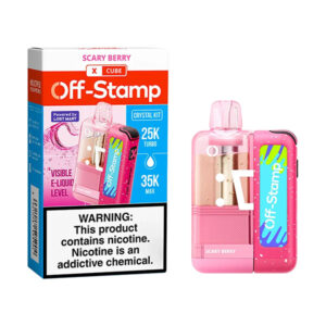 off stamp x cube crystal kit 35k puff scary berry