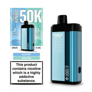 dinner lady 50k puff disposable blue mint miami mint 09486.1750978726