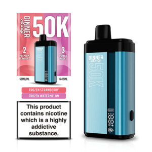 dinner lady 50k puff disposable frozen strawberry frozen watermelon 28720.1750978726