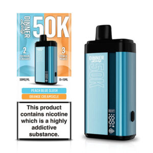 dinner lady 50k puff disposable peach blue slush orange creamsicle 38039.1750978726