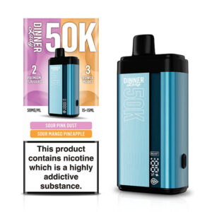 dinner lady 50k puff disposable sour pink dust sour mango pineapple 07979.1750978726