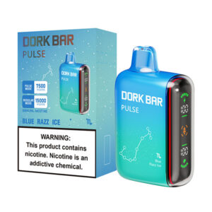 dork bar pulse 15k puff disposbale blue razz lce