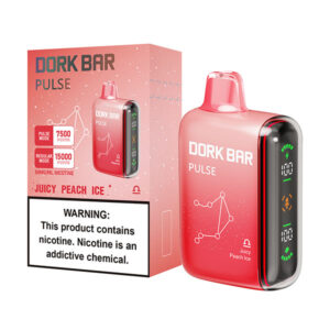 dork bar pulse 15k puff disposbale juicy peach lce