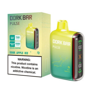 dork bar pulse 15k puff disposbale sour apple ice